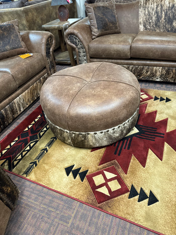 Colt Round Ottoman - Stock Item! Save 20%!